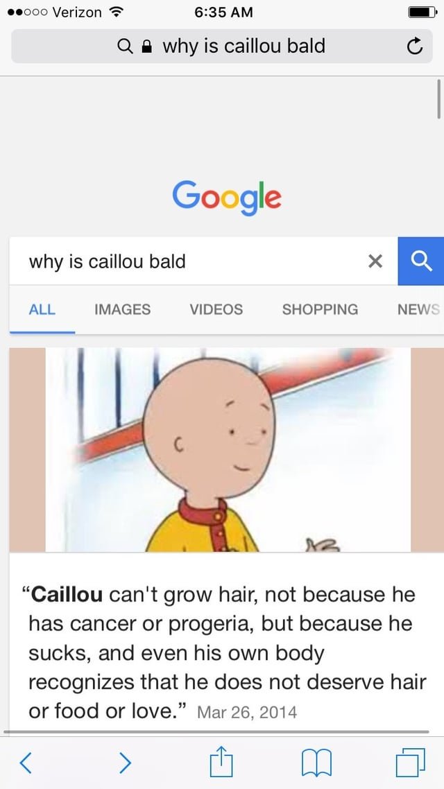 Why Does Caillou Have No Hair – Complete Guide 2025